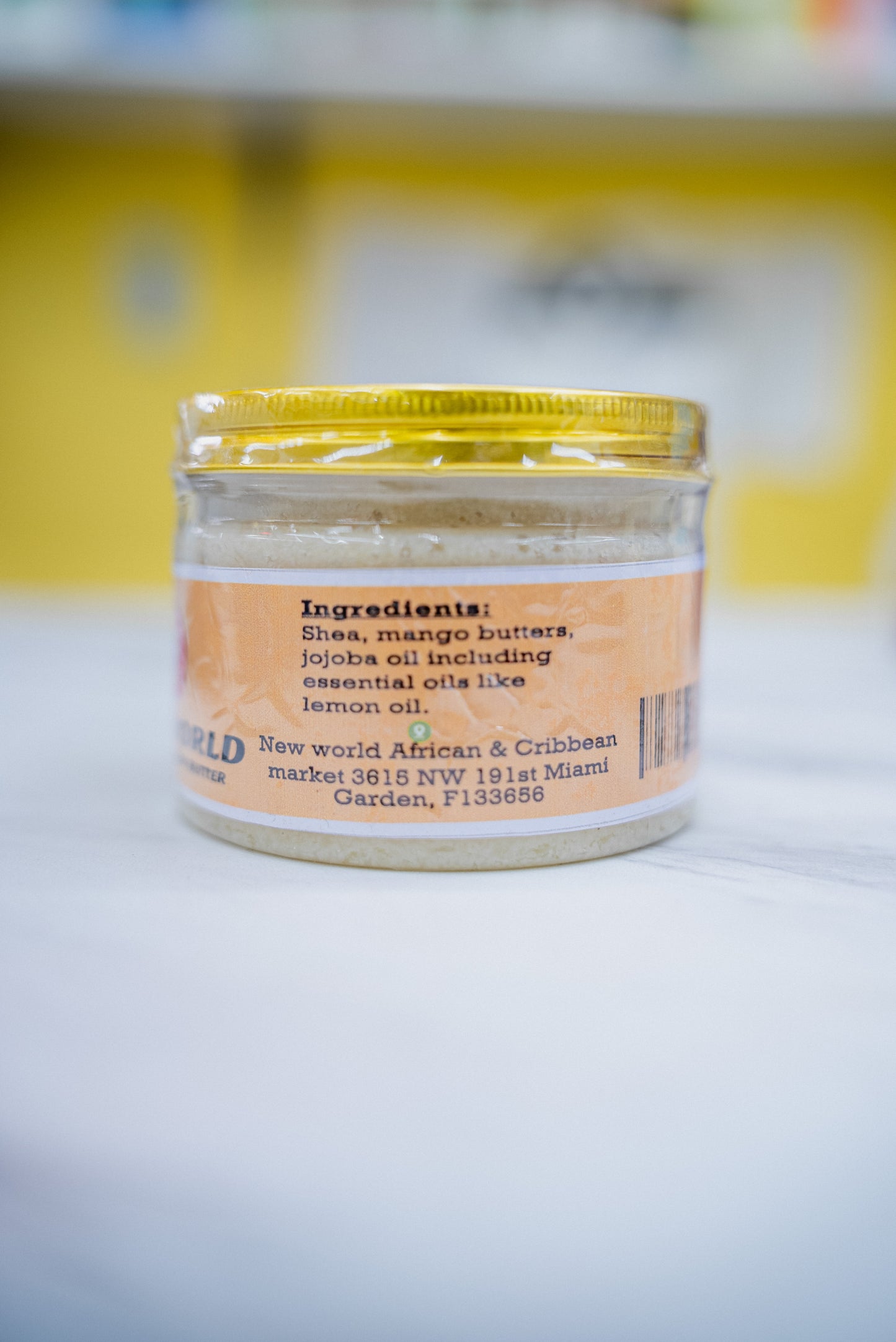 New World Body Butter - Unscented Raw Shea Butter - Body & Hair Moisturizer